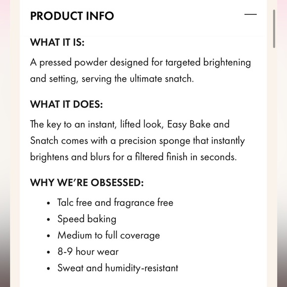 HUDA BEAUTY EASY BAKE AND SNATCH SHADE COFFEE CAKE BRIGHTENS UNDER EYE SEAMLESS - Picture 4 of 8